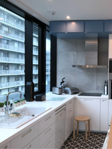 Minimalist, Contemporary, Scandinavian, Flats / Apartments, Kitchen, Chic