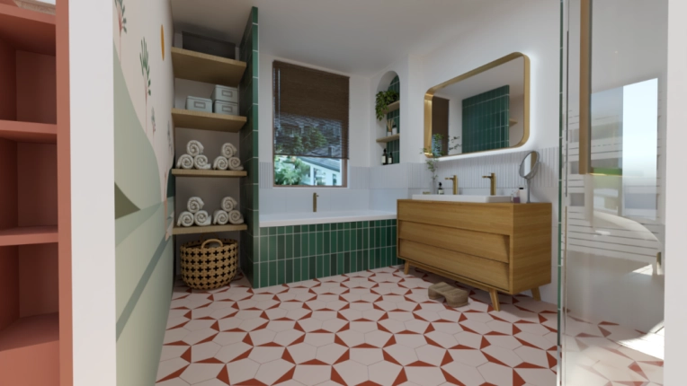Home, Bohemian, Minimalist, Contemporary, Japanese, Scandinavian, Bathroom, Chic