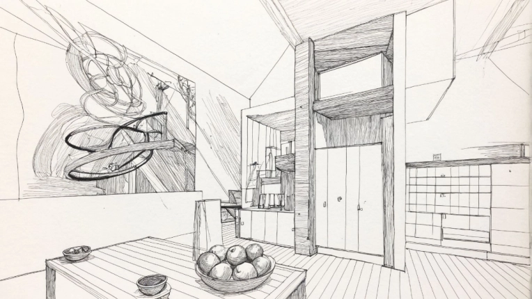 Home, Scandinavian, Vintage, Kitchen, Living room