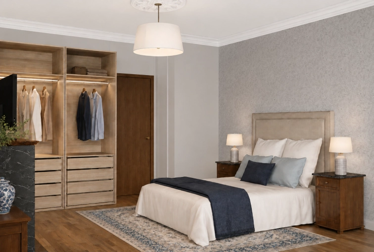 Home, Vintage, Room, Chic, Full Project, Coach shopping, Shopping list, 3D ambiance, Plan, Renovation