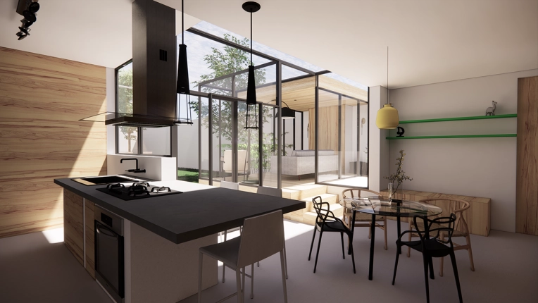 Home, Minimalist, Contemporary, Scandinavian, Kitchen, Chic, Nature, Living room