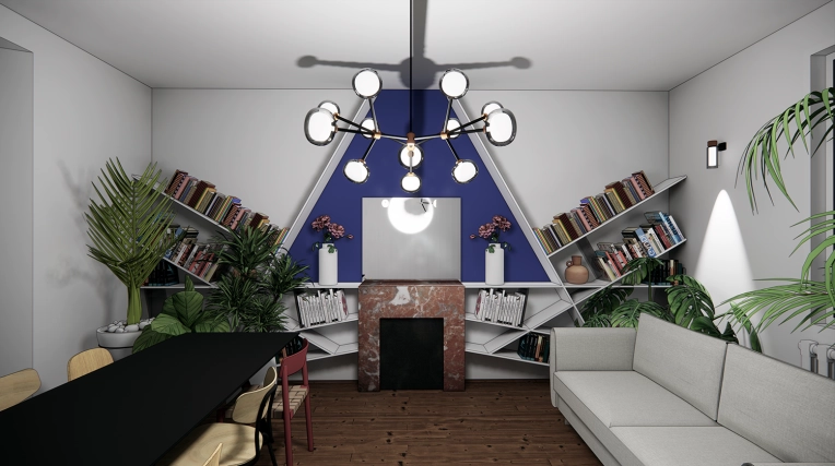 Home, Minimalist, Contemporary, Scandinavian, Chic, Nature, Living room