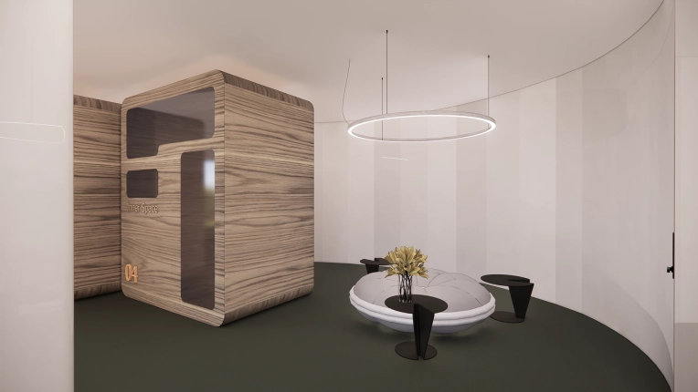 Minimalist, Contemporary, Scandinavian, Buildings Open to the Public, Chic, Nature, Living room