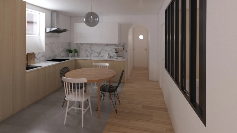 Scandinavian, Flats / Apartments, Chic, Nature