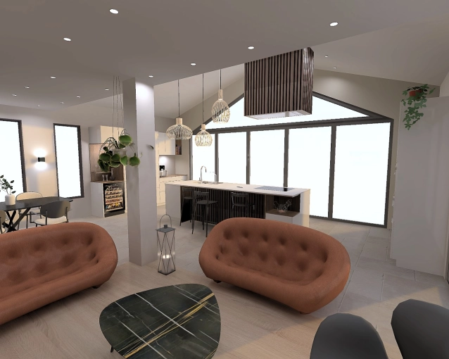 Maison individuelle, Vintage, Chic