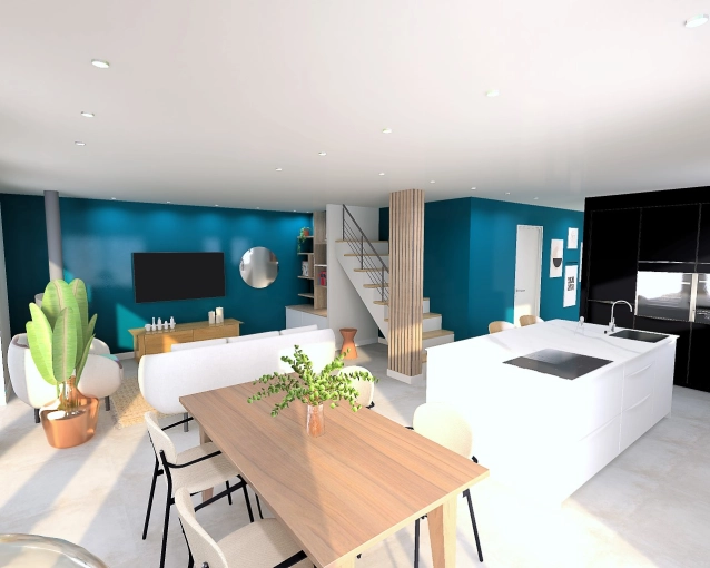 Maison individuelle, Scandinave