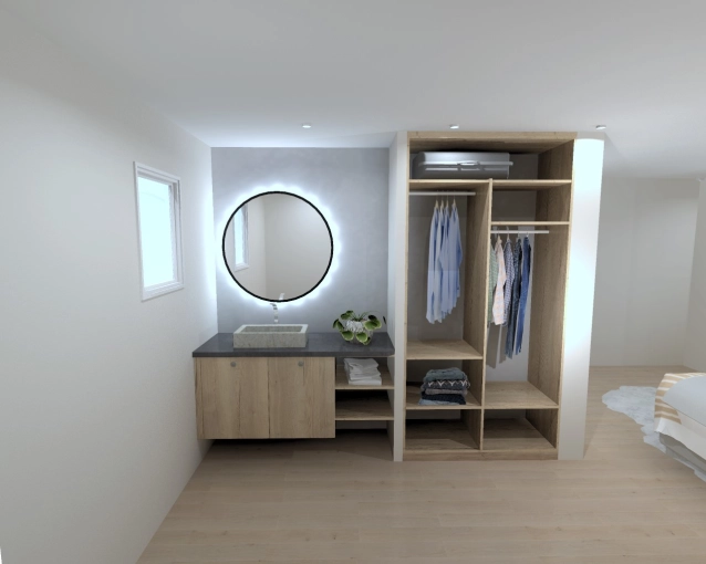 Minimaliste, Appartement, Salle de bain