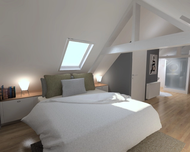 Minimaliste, Contemporain, Scandinave, Appartement, Tiny house