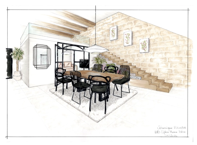Industrial, Home, Chic, Nature, Living room