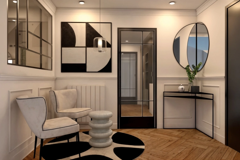 Contemporary, Commercial Buildings, Chic, Office