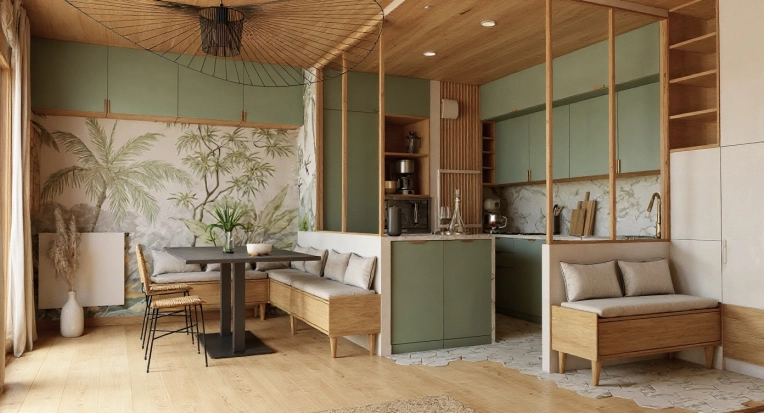 Bohemian, Scandinavian, Flats / Apartments, Nature