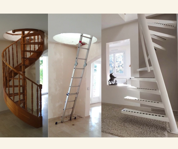 Maison individuelle, Minimaliste, Contemporain, Chic, Salon / séjour
