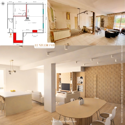 Contemporary, Flats / Apartments, Living room