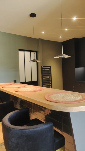 Industrial, Contemporary, Flats / Apartments, Chic, Full Project, Creation of exclusive furniture, 3D ambiance