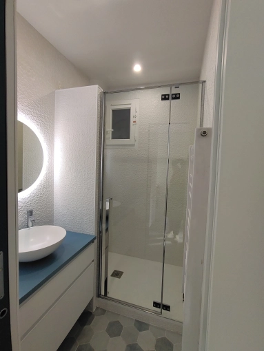 Minimalist, Contemporary, Bathroom, Chic, Full Project, Creation of exclusive furniture, 3D ambiance