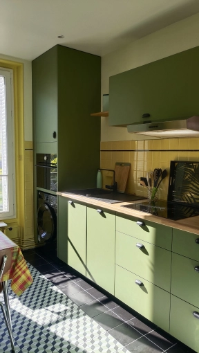 Vintage, Kitchen, Full Project, 3D ambiance