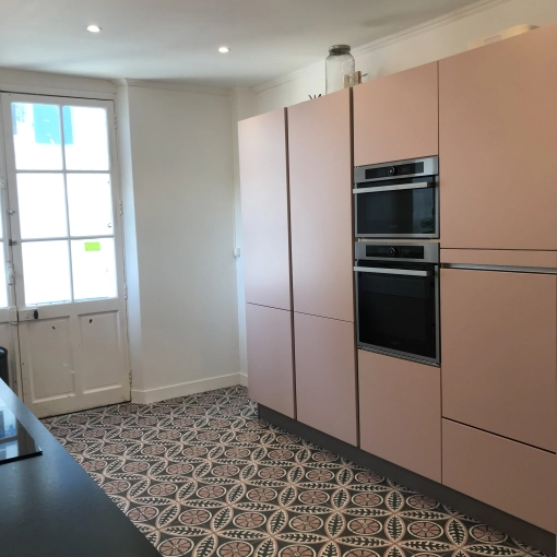 Minimalist, Contemporary, Kitchen, Full Project, 3D ambiance