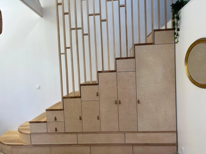 Home, Scandinavian, Full Project, Creation of exclusive furniture, 3D ambiance