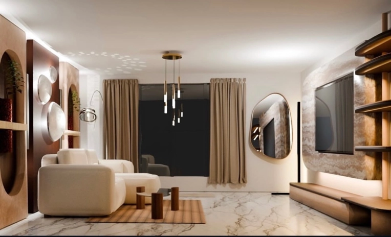 Living room, 3D ambiance