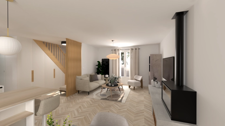 Home, Scandinavian, Consultation Visit, Shopping list, 3D ambiance