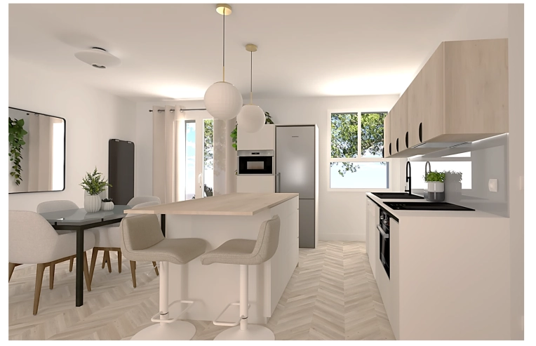 Home, Scandinavian, Consultation Visit, Full Project, Shopping list, 3D ambiance