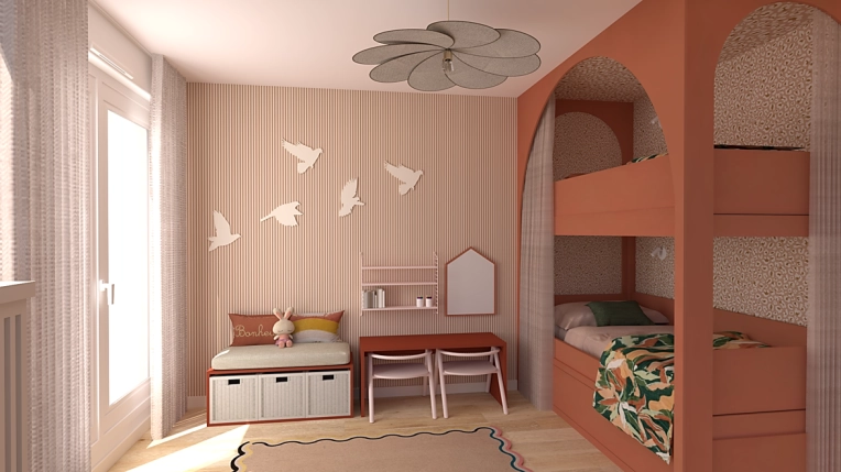 Contemporary, Room, Consultation Visit, Full Project, Shopping list, 3D ambiance