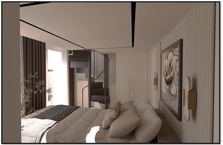 Room, Chic, Consultation Visit, 3D ambiance