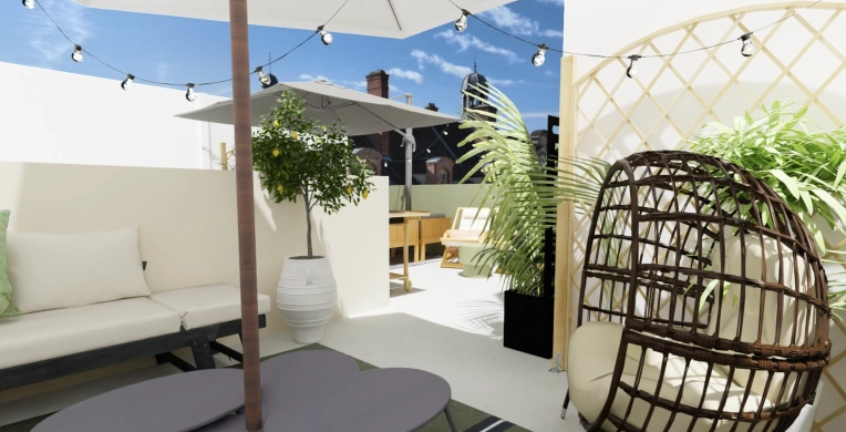 Industrial, Bohemian, Minimalist, Contemporary, Scandinavian, Outdoor/Garden, Nature, Consultation Visit, Full Project, Home Staging, Remote Coaching, Shopping list, 3D ambiance