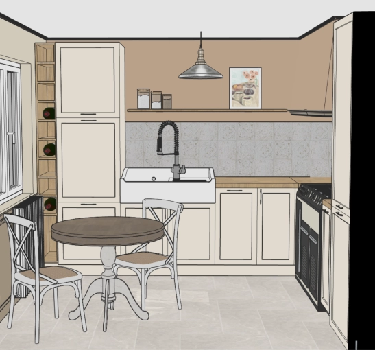 Room, Full Project, Remote Coaching, 3D ambiance