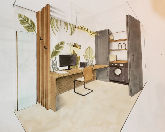 Bohemian, Minimalist, Nature, Feng Shui, Office, Consultation Visit, Home Staging, Creation of exclusive furniture, Shopping list, 3D ambiance