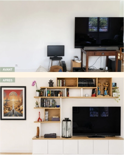 Contemporary, Flats / Apartments, Living room, Full Project