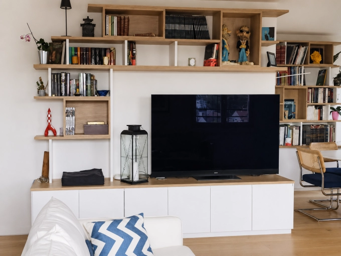 Contemporary, Flats / Apartments, Living room, Full Project