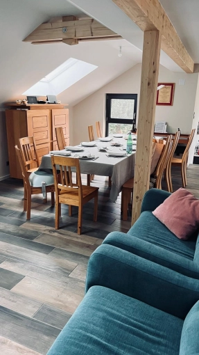 Contemporary, Chic, Living room, Full Project