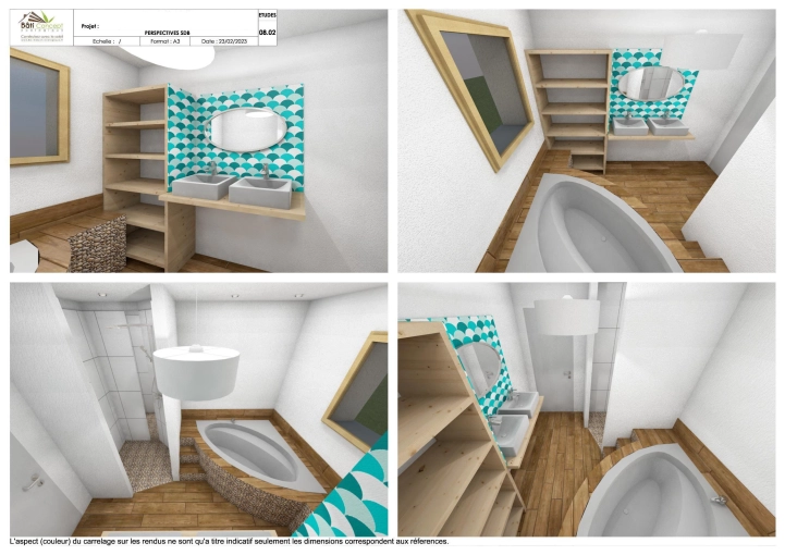 Rustic, Contemporary, Bathroom, Full Project