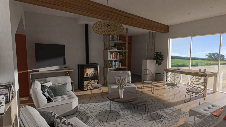 Industrial, Bohemian, Flats / Apartments, Vintage, Nature, Consultation Visit, Full Project, Home Staging, Remote Coaching, Creation of exclusive furniture, 3D ambiance, Textile designer