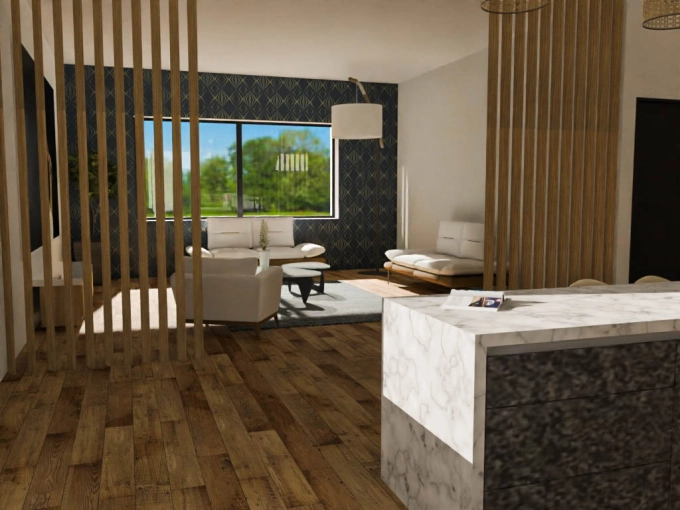 Minimalist, Contemporary, Chic, Nature, Living room