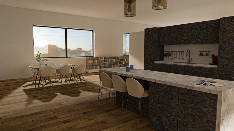 Bohemian, Minimalist, Kitchen, Chic