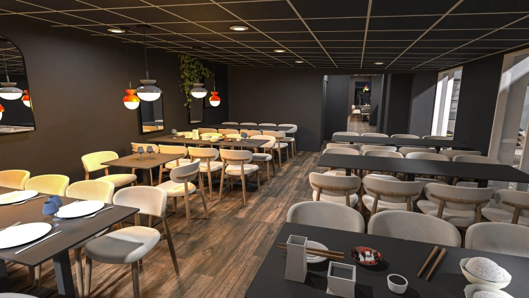 Restaurant, Chic, Rénovation