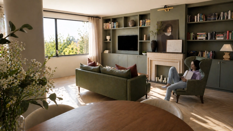 Rustic, Bohemian, Contemporary, Vintage, Chic, Nature, Feng Shui, Living room, Consultation Visit, Full Project, Renovation