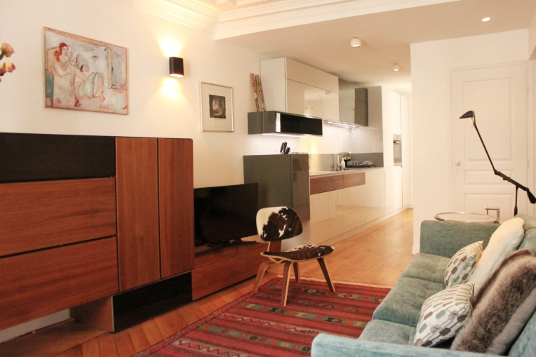 Bohemian, Minimalist, Contemporary, Flats / Apartments, Vintage, Chic, Consultation Visit, Full Project, Home Staging, Remote Coaching, Creation of exclusive furniture, Shopping list, 3D ambiance, Plan