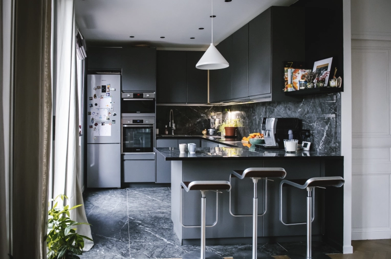 Contemporary, Kitchen, Full Project