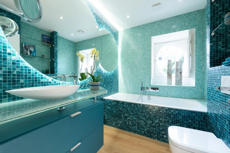 Contemporary, Bathroom, Chic, Consultation Visit, Full Project, Energy renovation, Creation of exclusive furniture, 3D ambiance, Plan