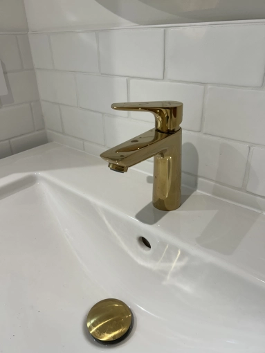 Contemporary, Bathroom, Chic, Full Project