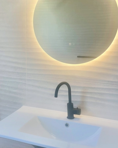 Minimalist, Japanese, Bathroom, Nature, Feng Shui, Full Project