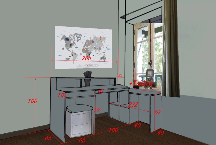 Contemporary, Feng Shui, Office, Full Project