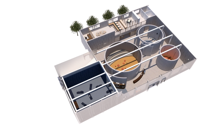 Minimalist, Contemporary, Commercial Buildings, Feng Shui, 3D ambiance, Plan