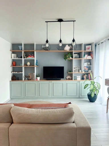 Scandinavian, Flats / Apartments, Chic, Creation of exclusive furniture, 3D ambiance