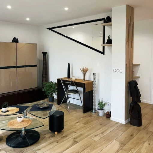 Contemporary, Living room, Full Project