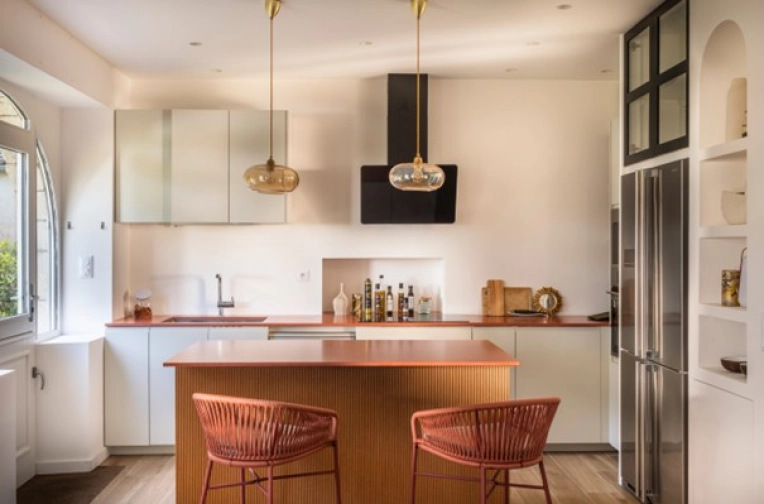 Home, Bohemian, Contemporary, Chic, Full Project, Energy renovation, Creation of exclusive furniture, 3D ambiance, Plan