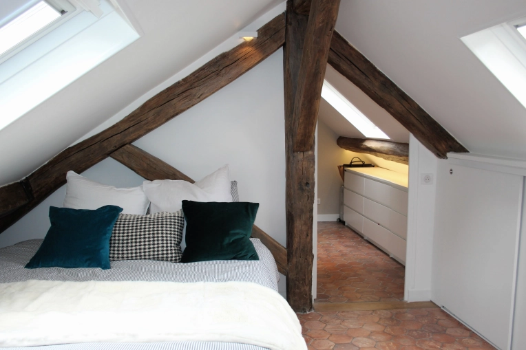 Contemporary, Vintage, Room, Chic, Full Project, Energy renovation, Creation of exclusive furniture, 3D ambiance, Plan